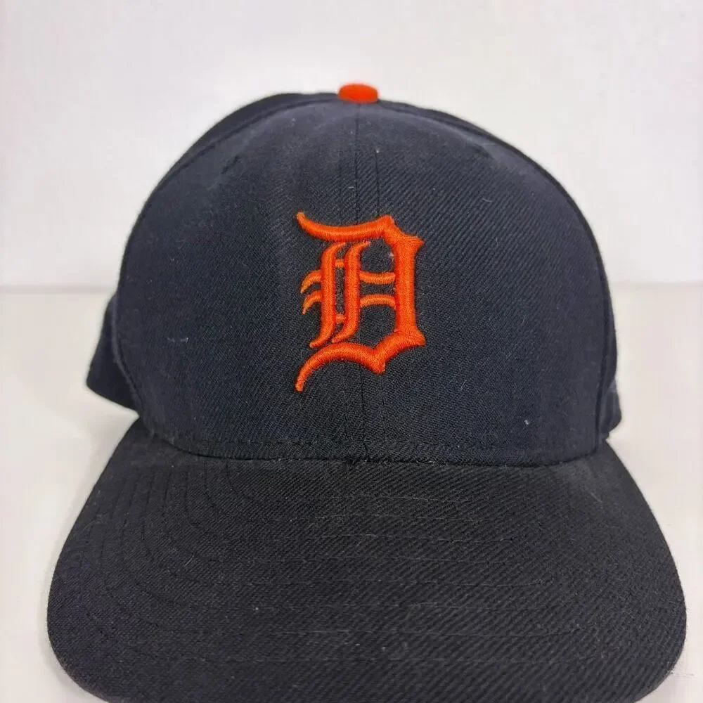 New New Era MLB Detroit Tigers Navy Blue Baseball Hat Size‎ 7 56cm